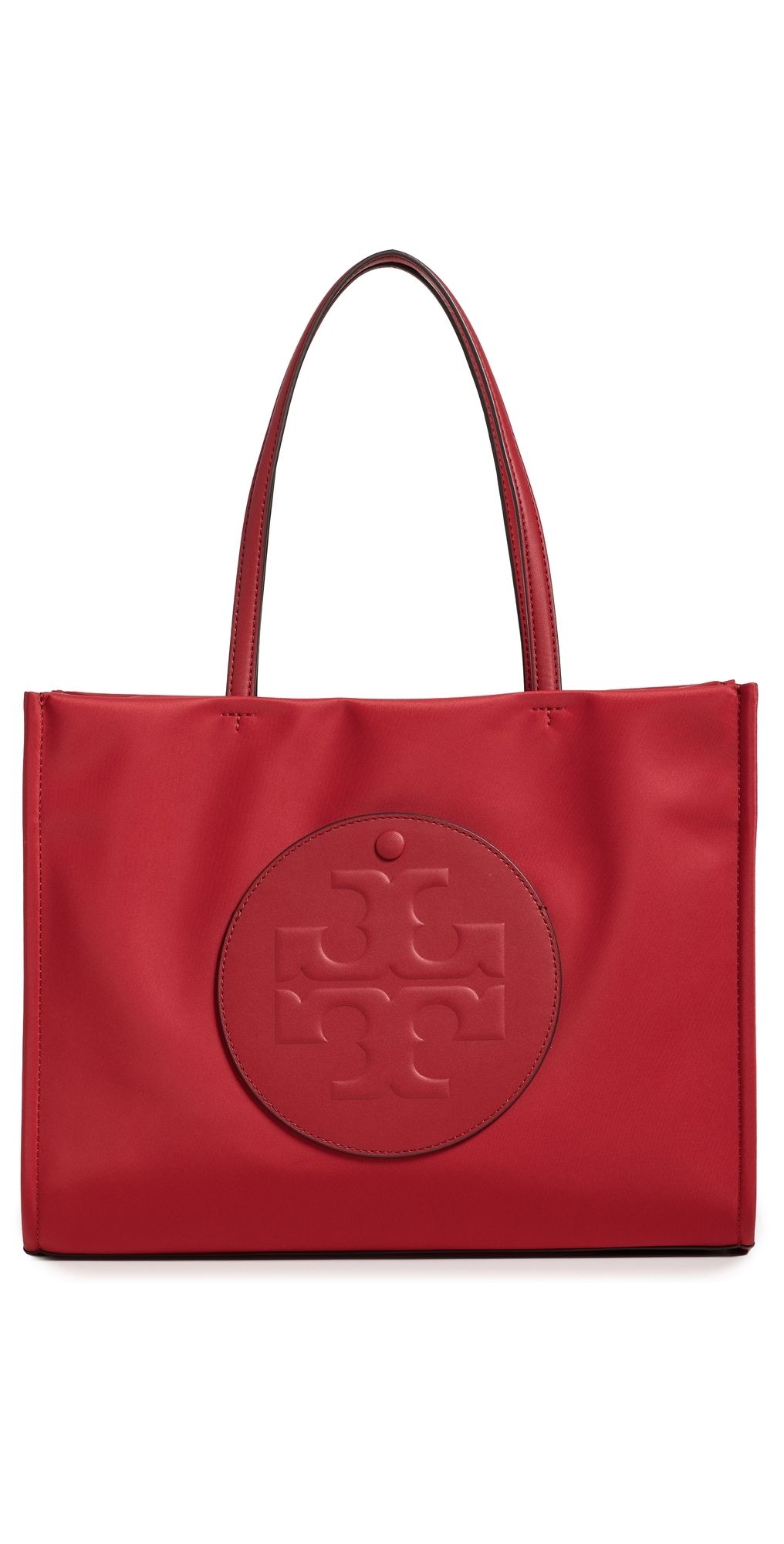 Tory Burch Ella Small Tote TOUCAN RED One Size