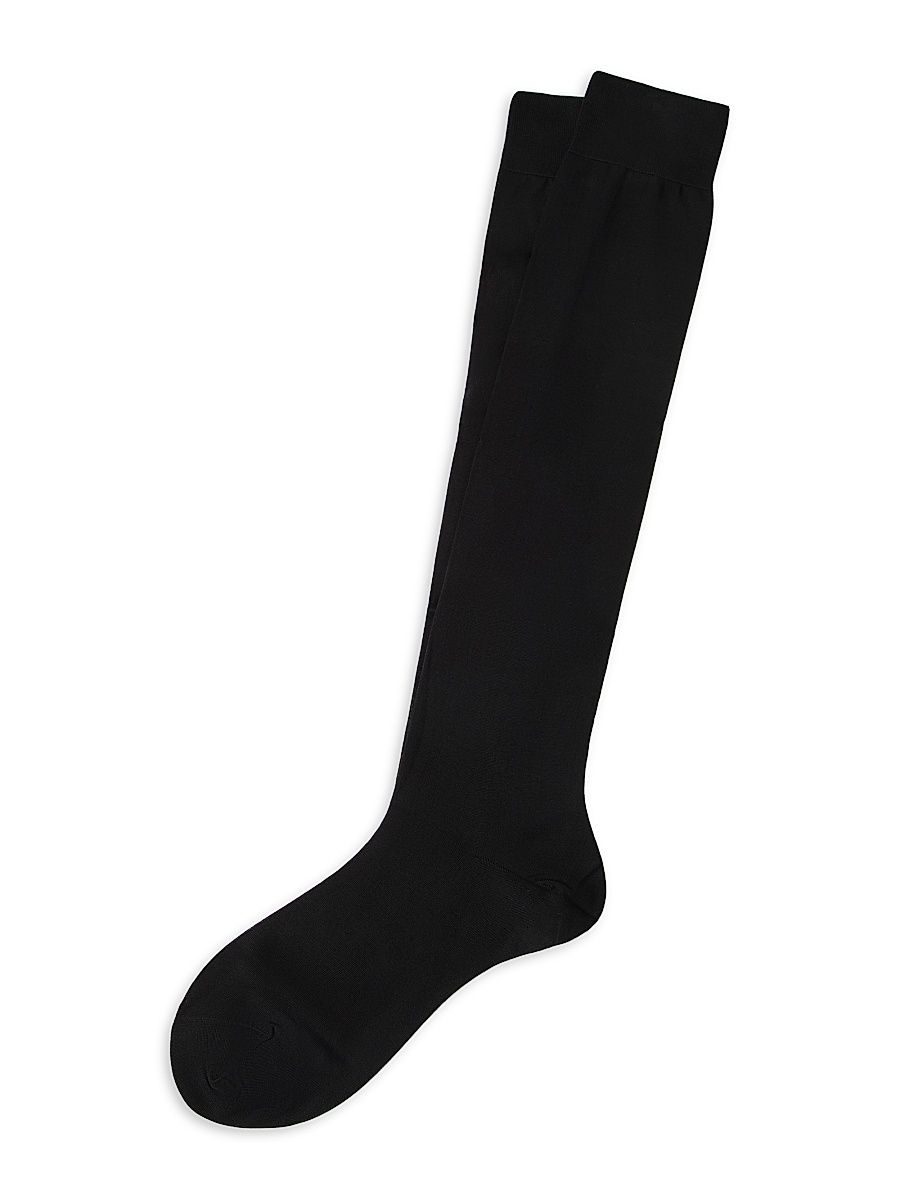 Men's Cotton Socks - Black - Size Small