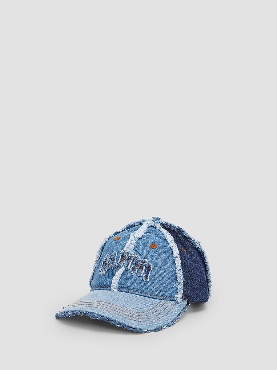 Women's Denim Patchwork Baseball Cap