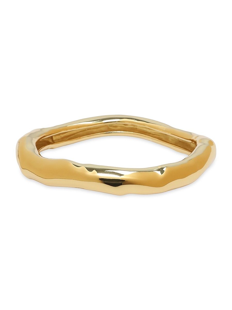 Women's Essentials Molten 14K-Gold-Plated Small Bangle - Gold