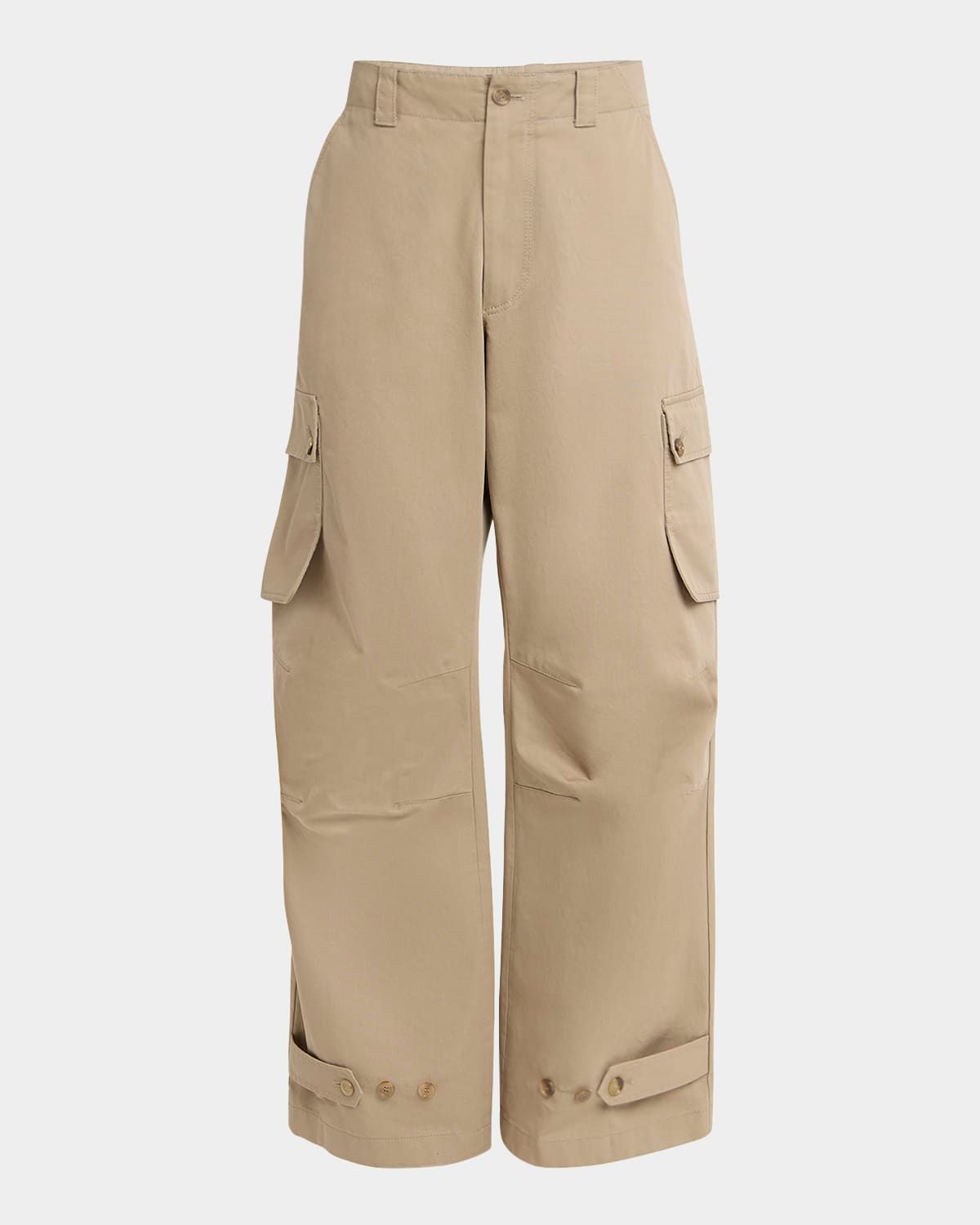 Men & apos;s Wide-Leg Cargo Pants