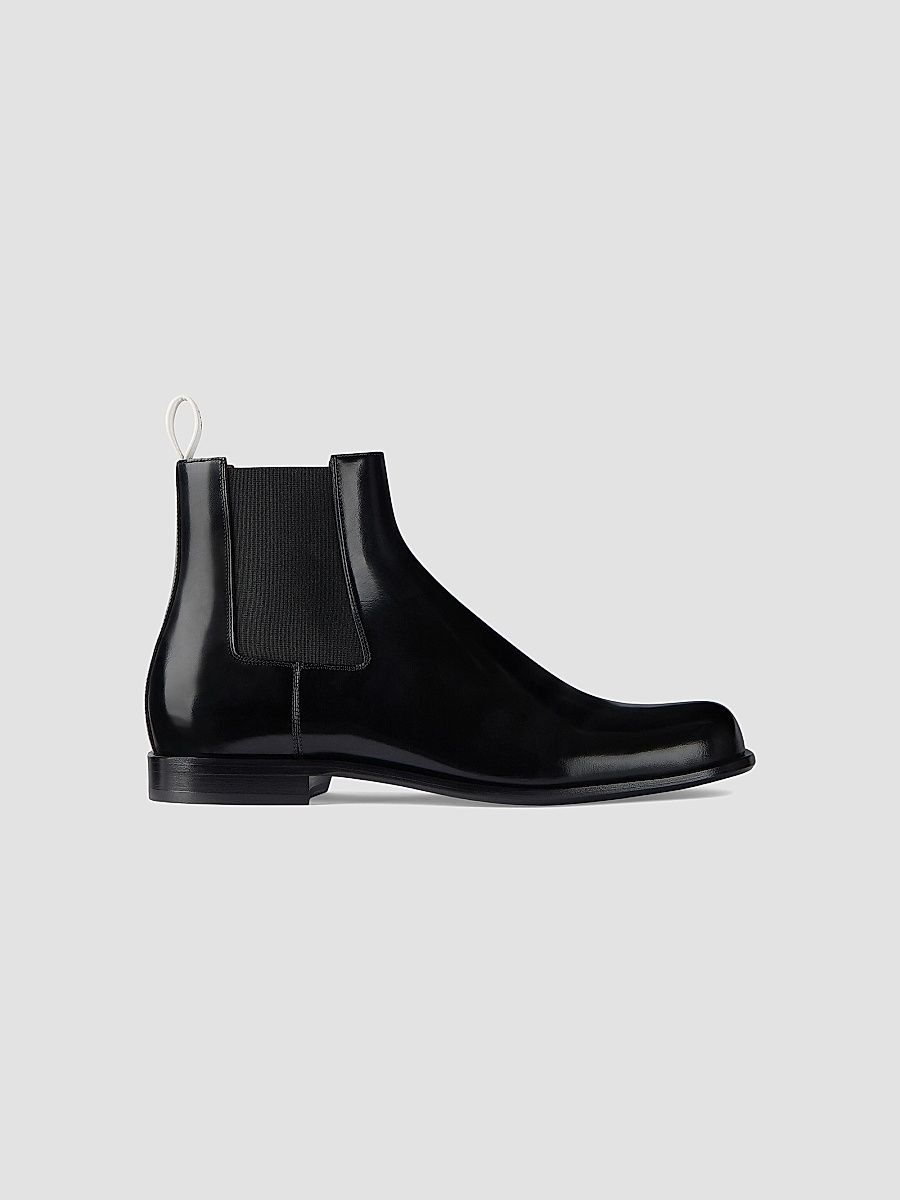 Givenchy Men's Tux Chelsea Boots in Brushed Leather - Black - Size 8