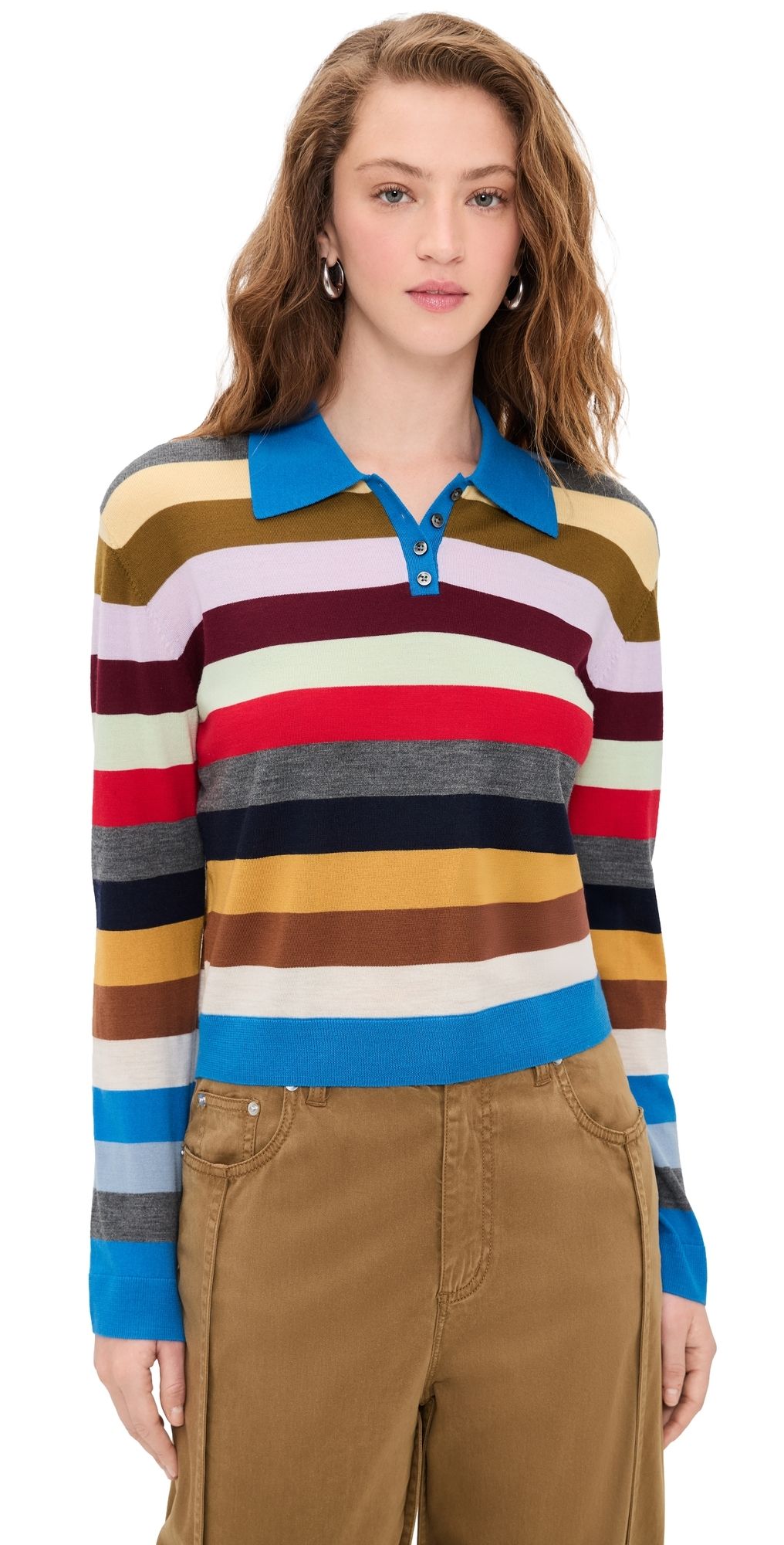 Leset James Polo Multistripe XL