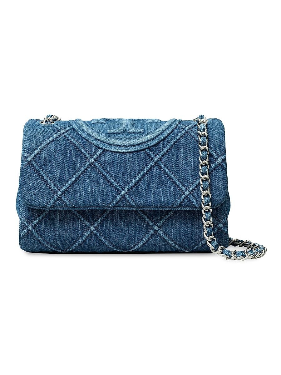 Women's Small Fleming Denim Crossbody Bag - Denim