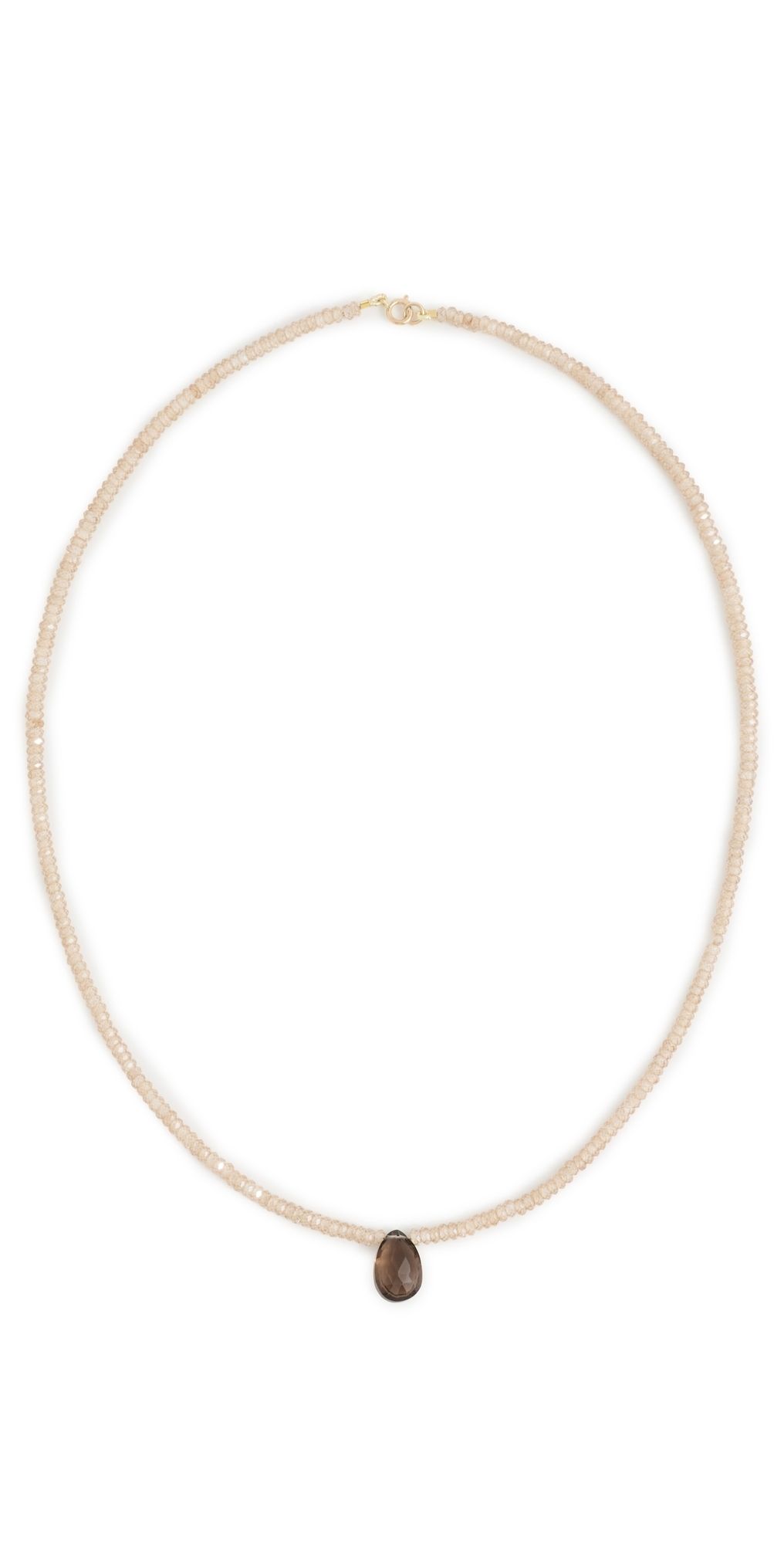 JIA JIA Smoky Quartz Raindrop Necklace Smoky One Size