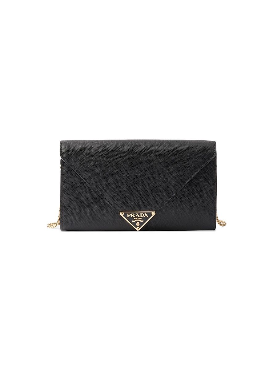 Prada Women's Saffiano Leather Mini-Bag - Black