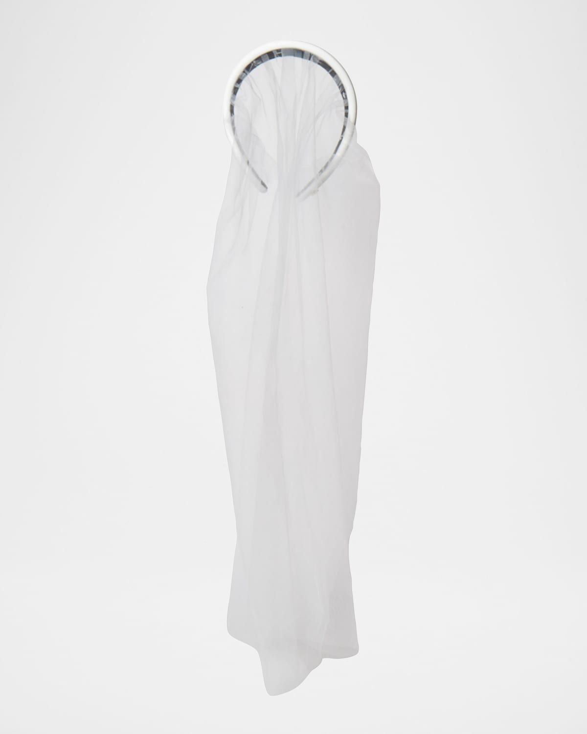 Alice Satin Headband with Veil