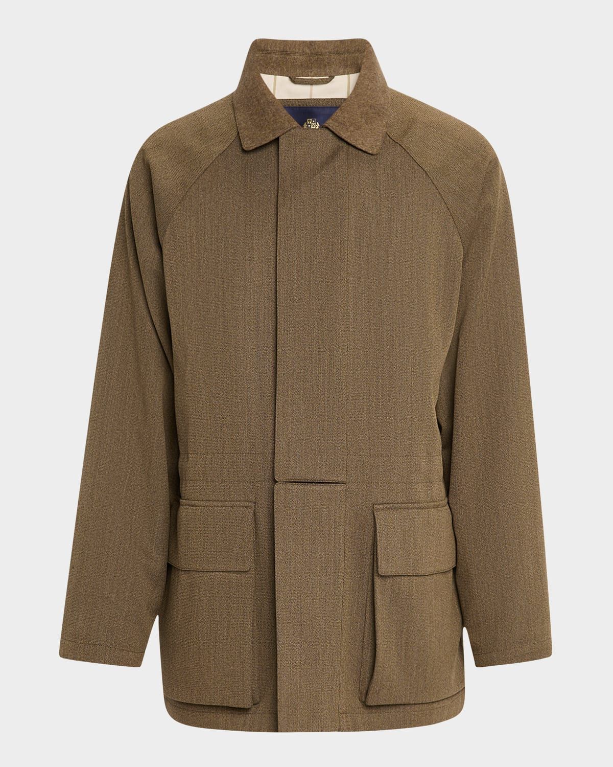 Men & apos;s Horsey Wool Jacket