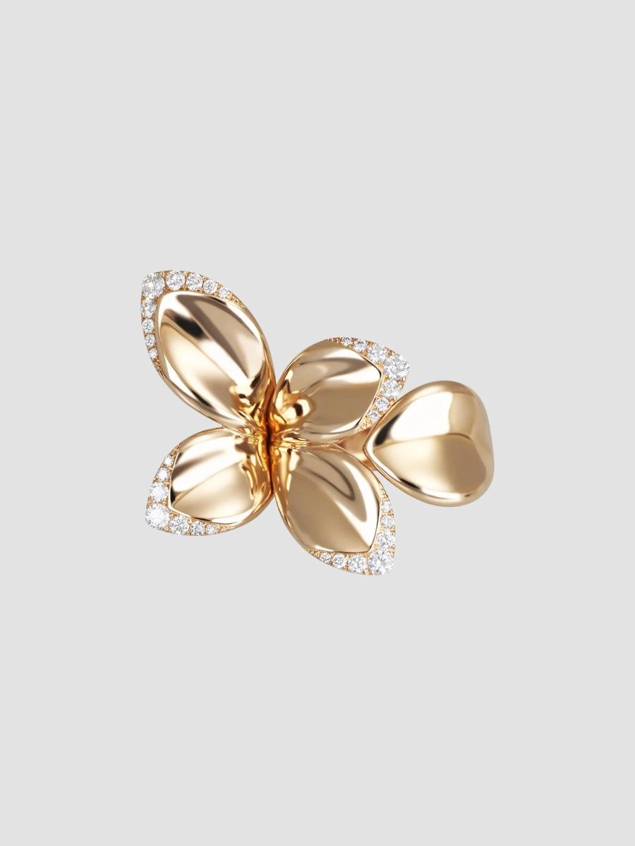 Pasquale Bruni Women's Giardini Segreti 18K Rose Gold & 0.51 TCW Diamond Ring - Rose Gold - Size 6.25