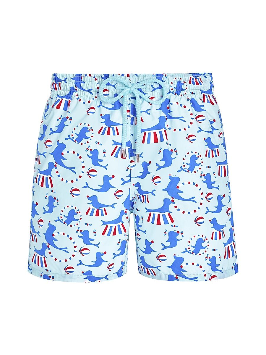 Men's Circus Print Swim Trunks - Thalassa - Size XXL