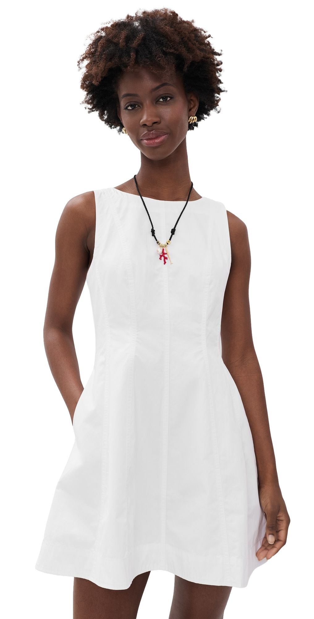 Madewell Rylee Mini Dress White 8
