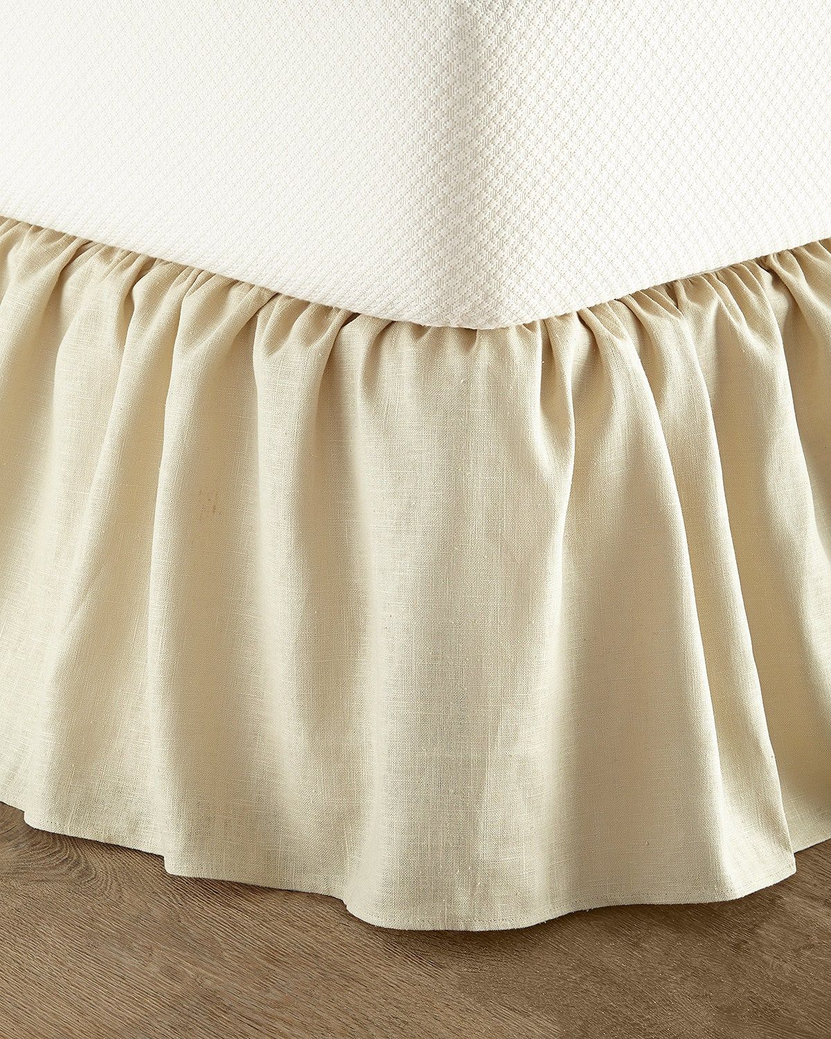 Monterey Solid-Color Dust Skirt