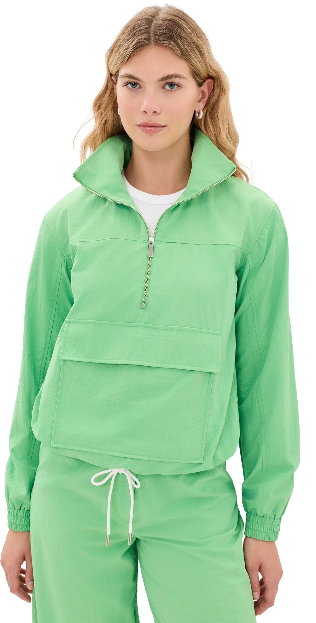 ALIGNE Rain Half Zip Jacket Green 10