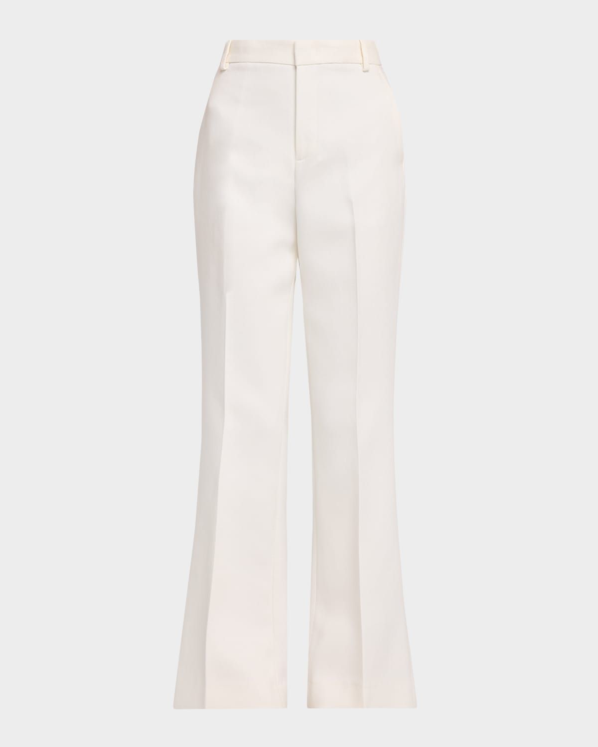 Mid-Rise Flare Trousers