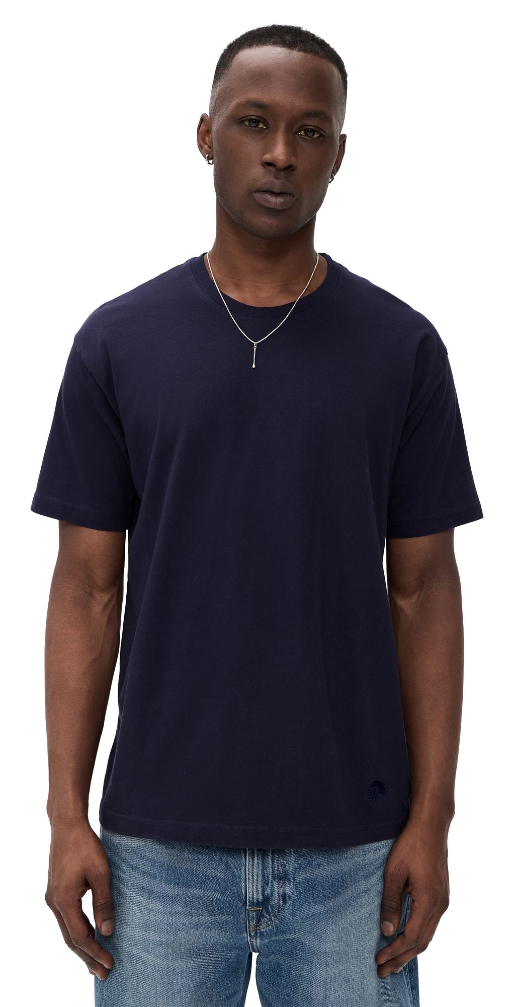 Aaron Levine Crew T-shirt Navy XL