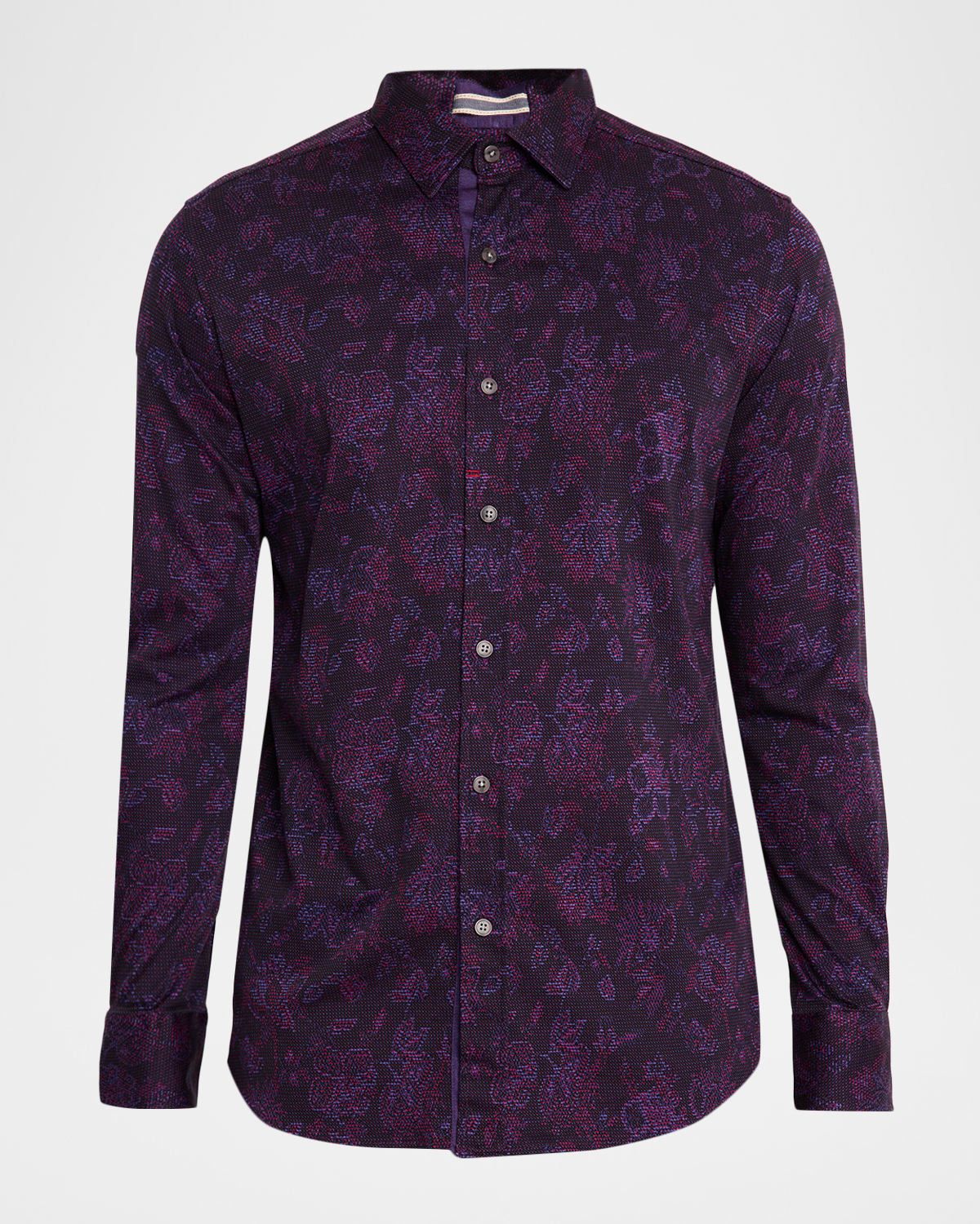 Men & apos;s Hoyt Floral Jacquard Button-Down Shirt
