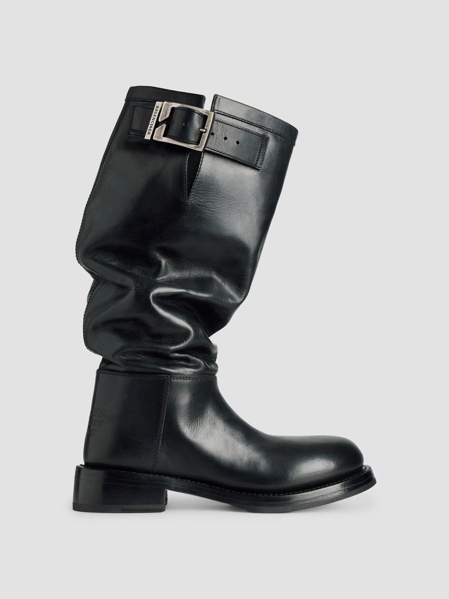Balenciaga Women's Motor Boots - Black - Size 11