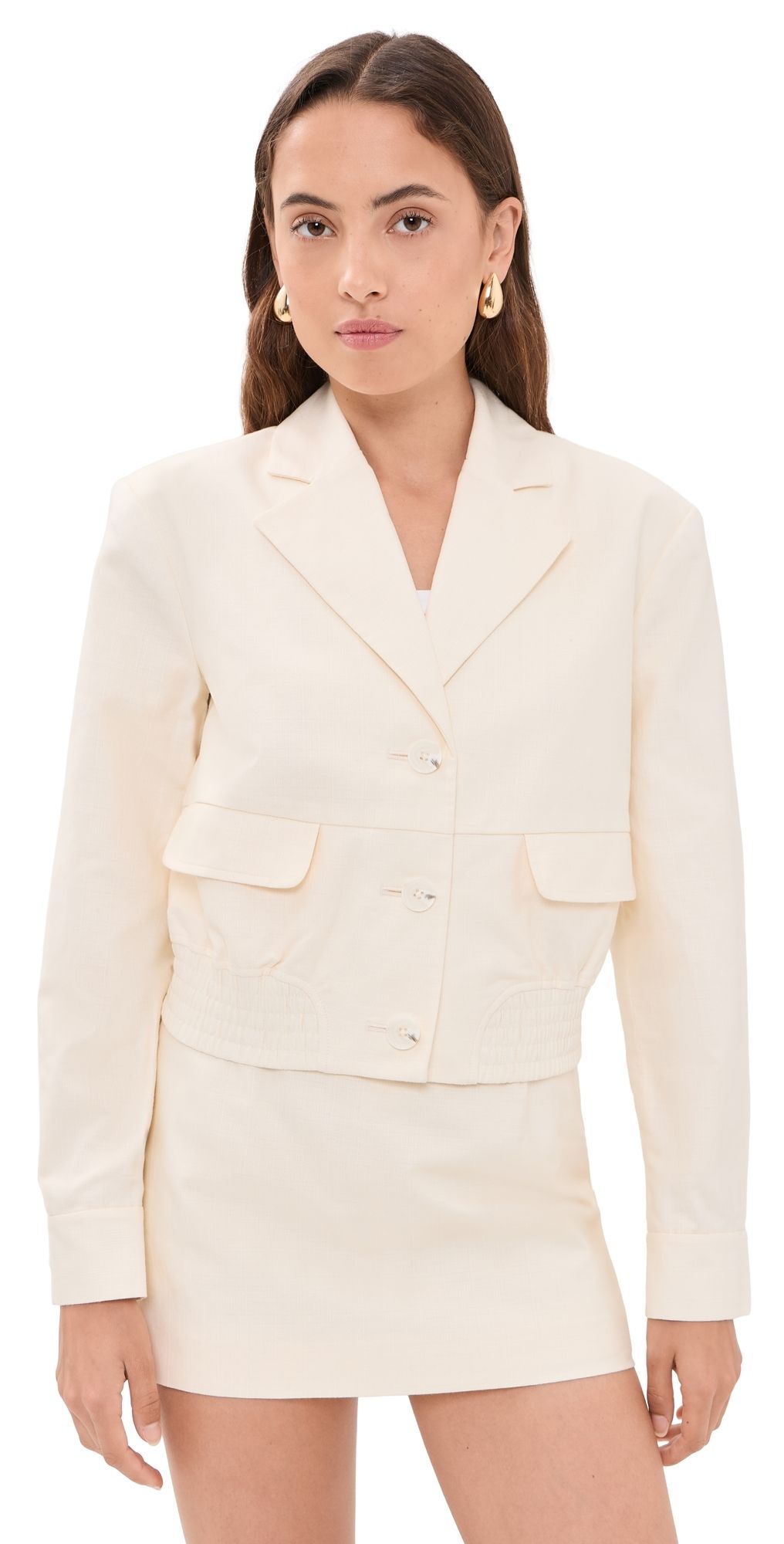Favorite Daughter The Farrah Jacket Cream XS