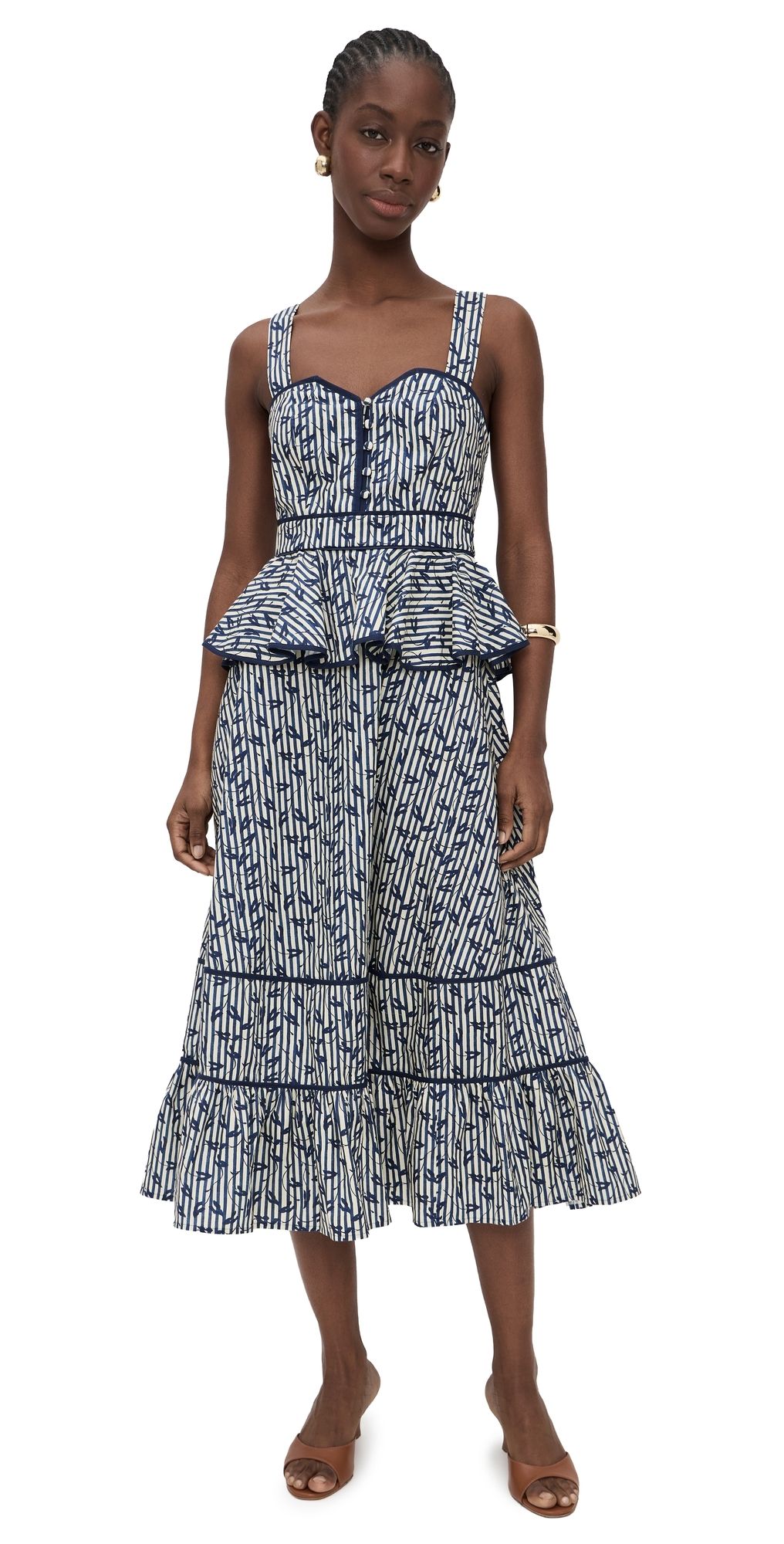 Hunter Bell Lacey Dress Vine Stripe 2