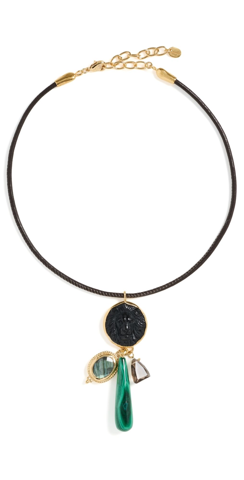 Chan Luu Simba Necklace Black Obsidian One Size