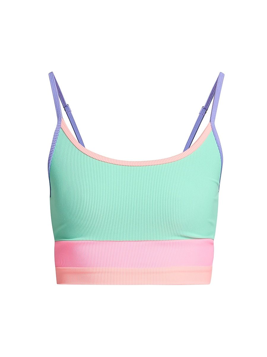 Women's Eva Bikini Top - Sherbert Shores - Size Large