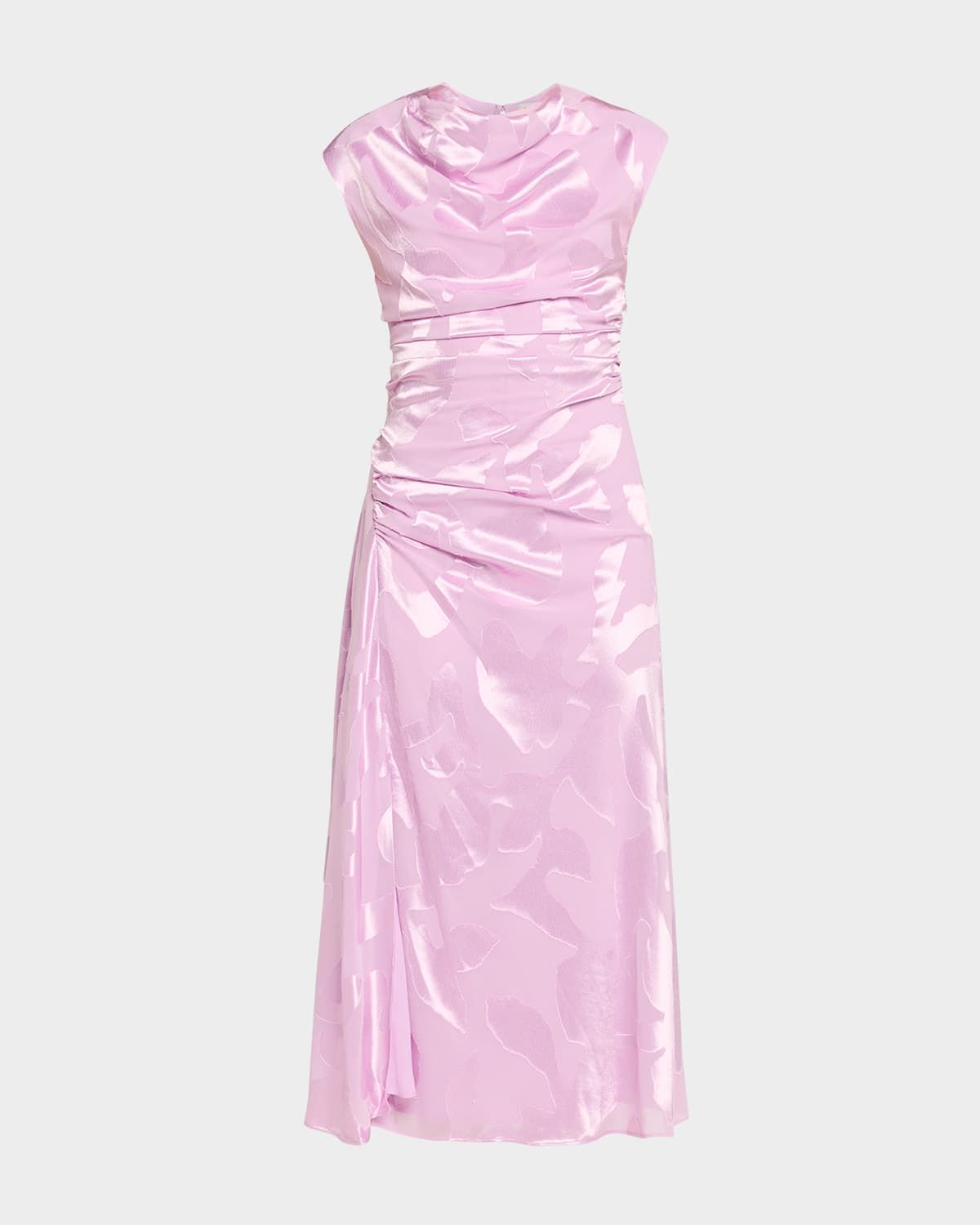 Burke Draped Midi Dress