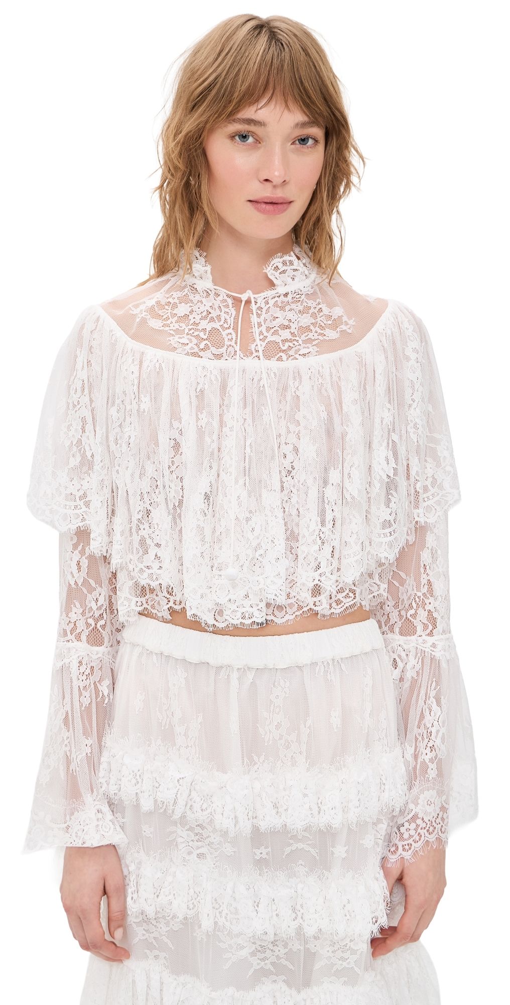 Sea Holden Embroidery Blouse White XXS