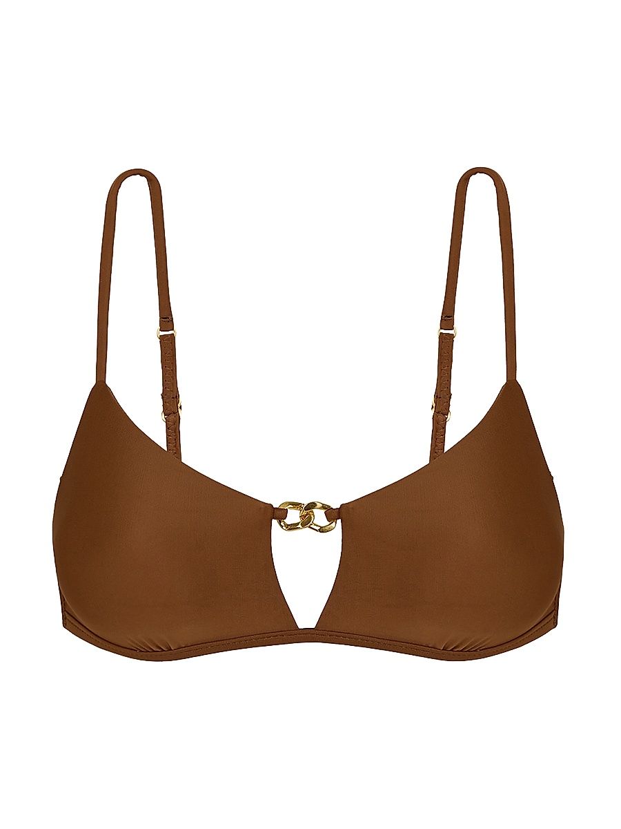 Women's Angie Bikini Top - Brown - Size XL