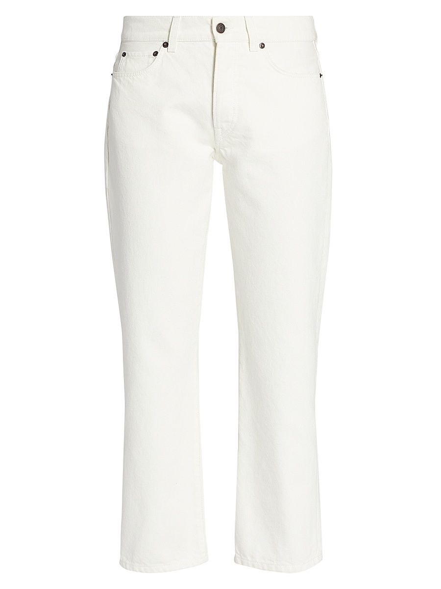 Women's Lesley Straight-Leg Jeans - White - Size 14