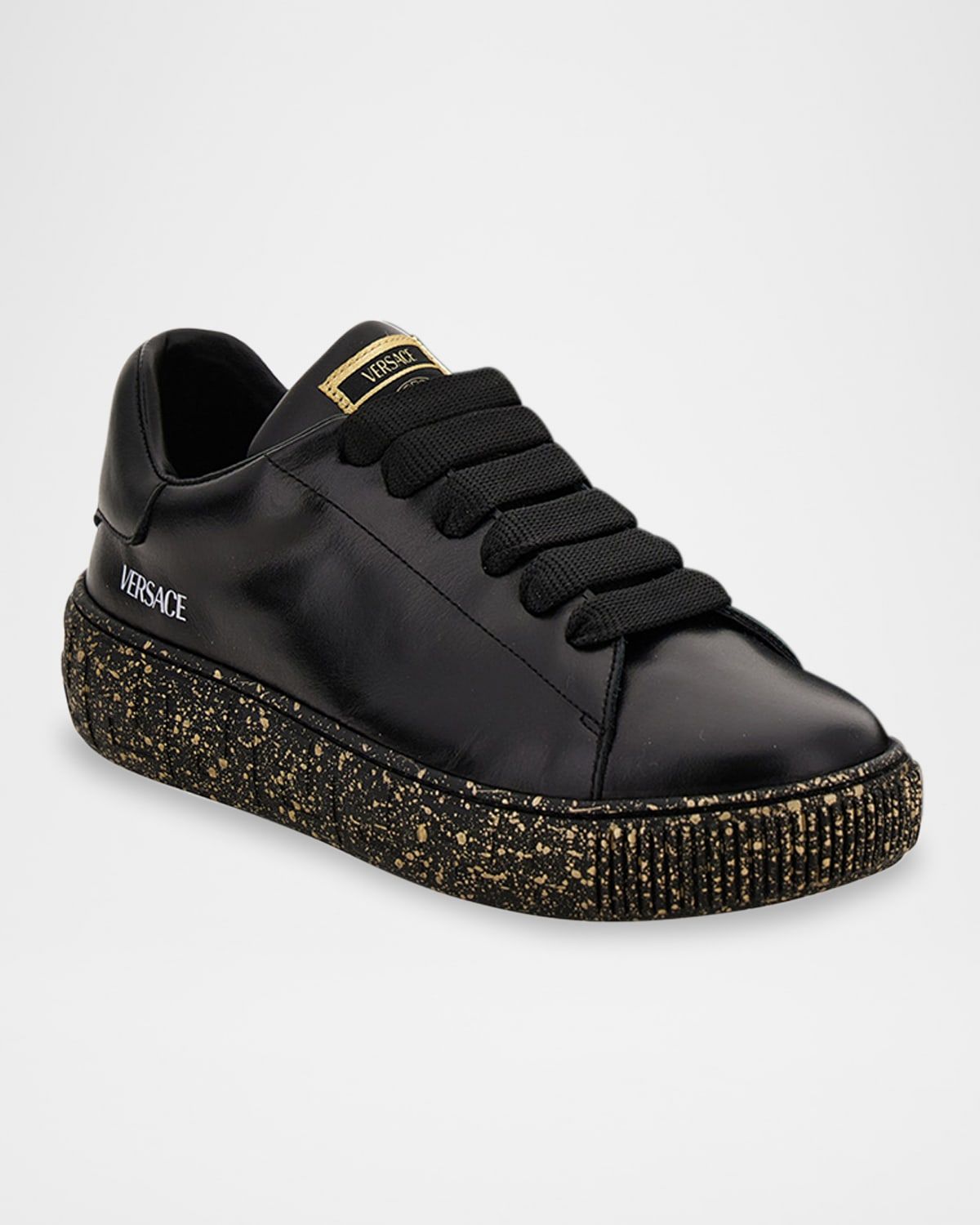 Kid & apos;s Calf Leather Low-Top Sneakers, Toddler/Kids