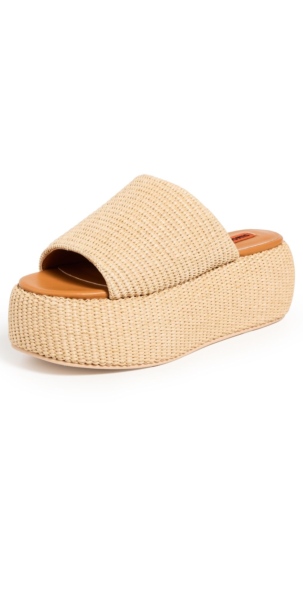 SIMONMILLER F285 Raffia Cloudy Platforms Natural 39