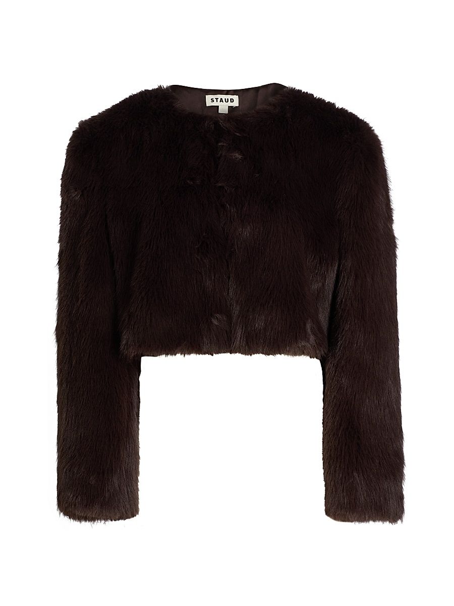 Women's Casimira Faux-Fur Jacket - Earth - Size XL