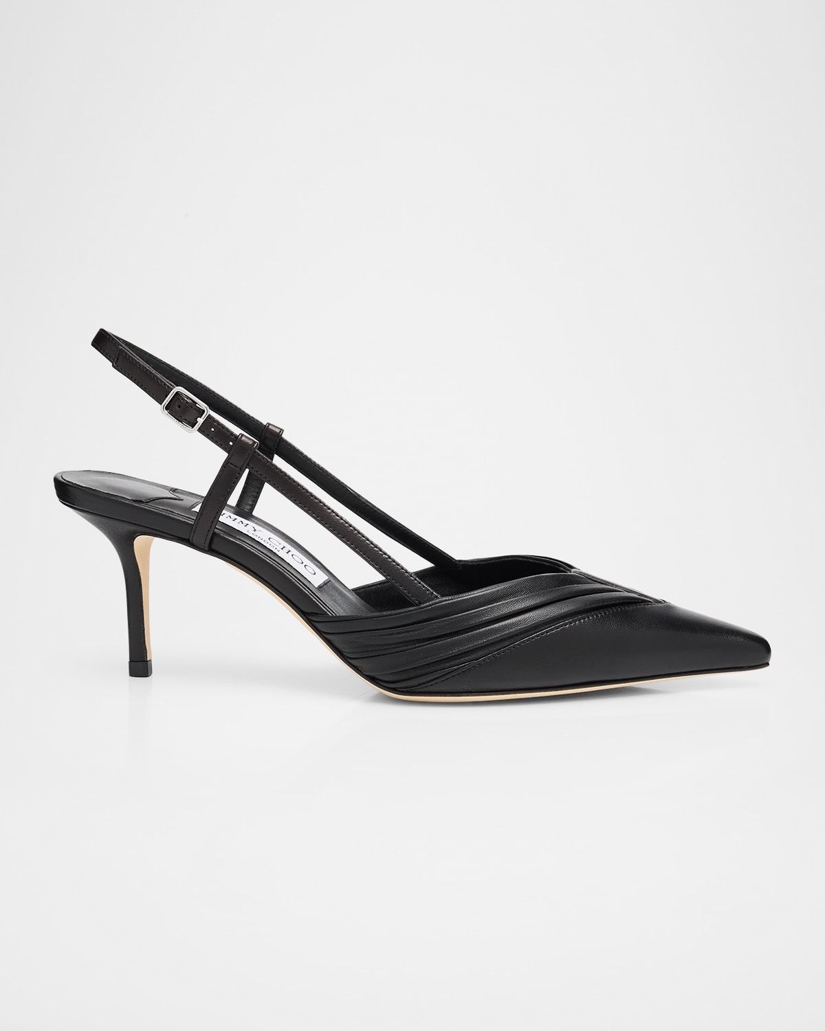 Afia 65 Leather Slingback Pumps