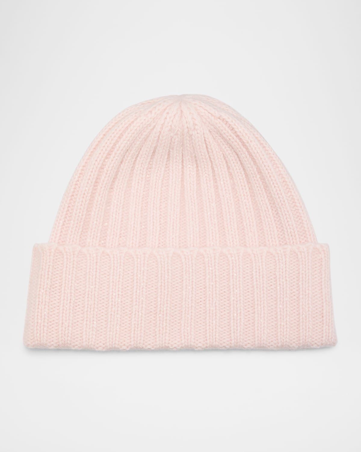 Cashmere Ribbed Beanie