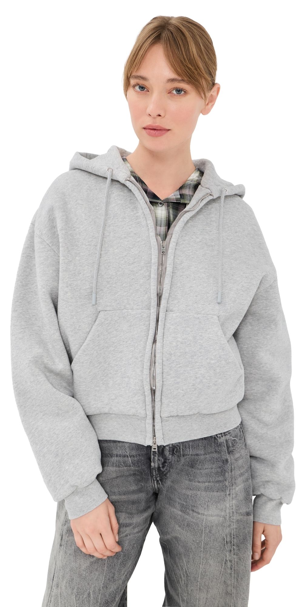 Acne Studios Hooded Sweatshirt Grey Melange L
