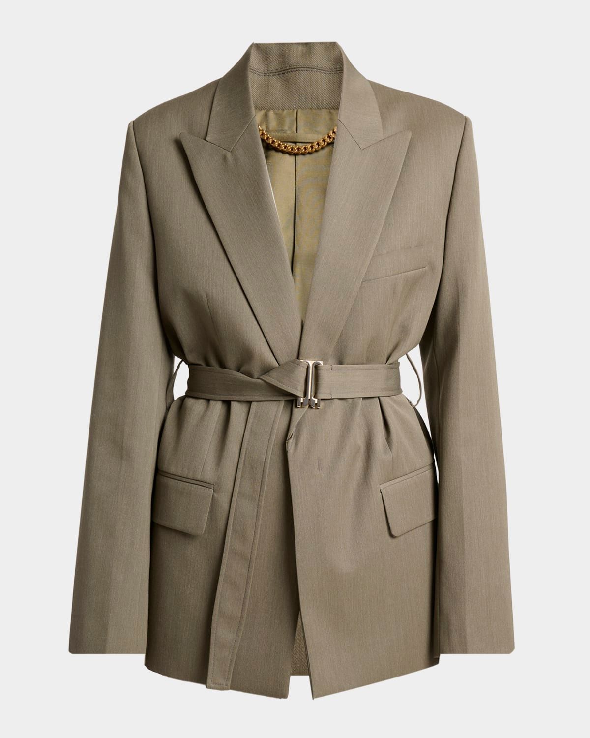 Belted Tailored Jacket