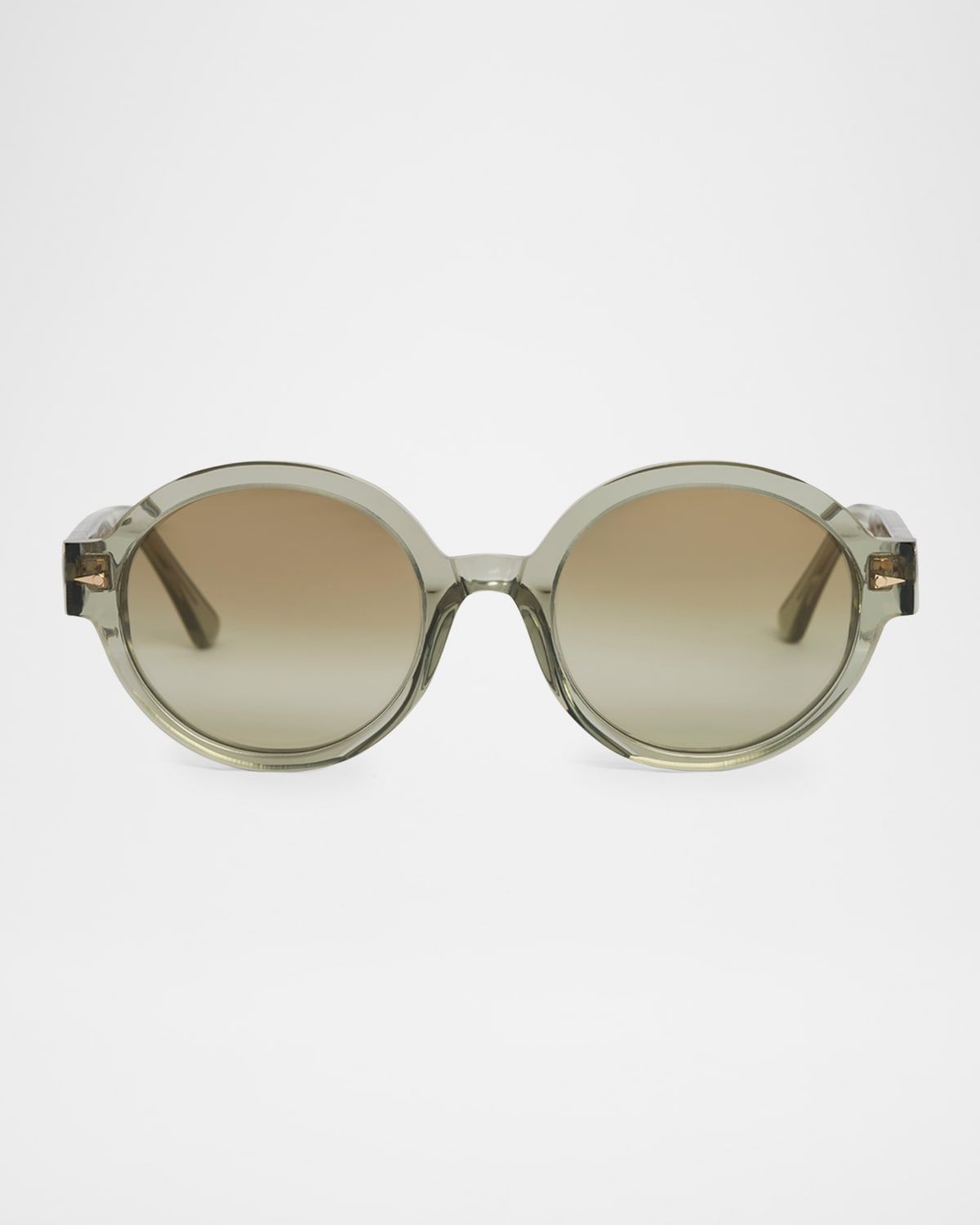 Rue De Soleil Acetate & Nylon Round Sunglasses
