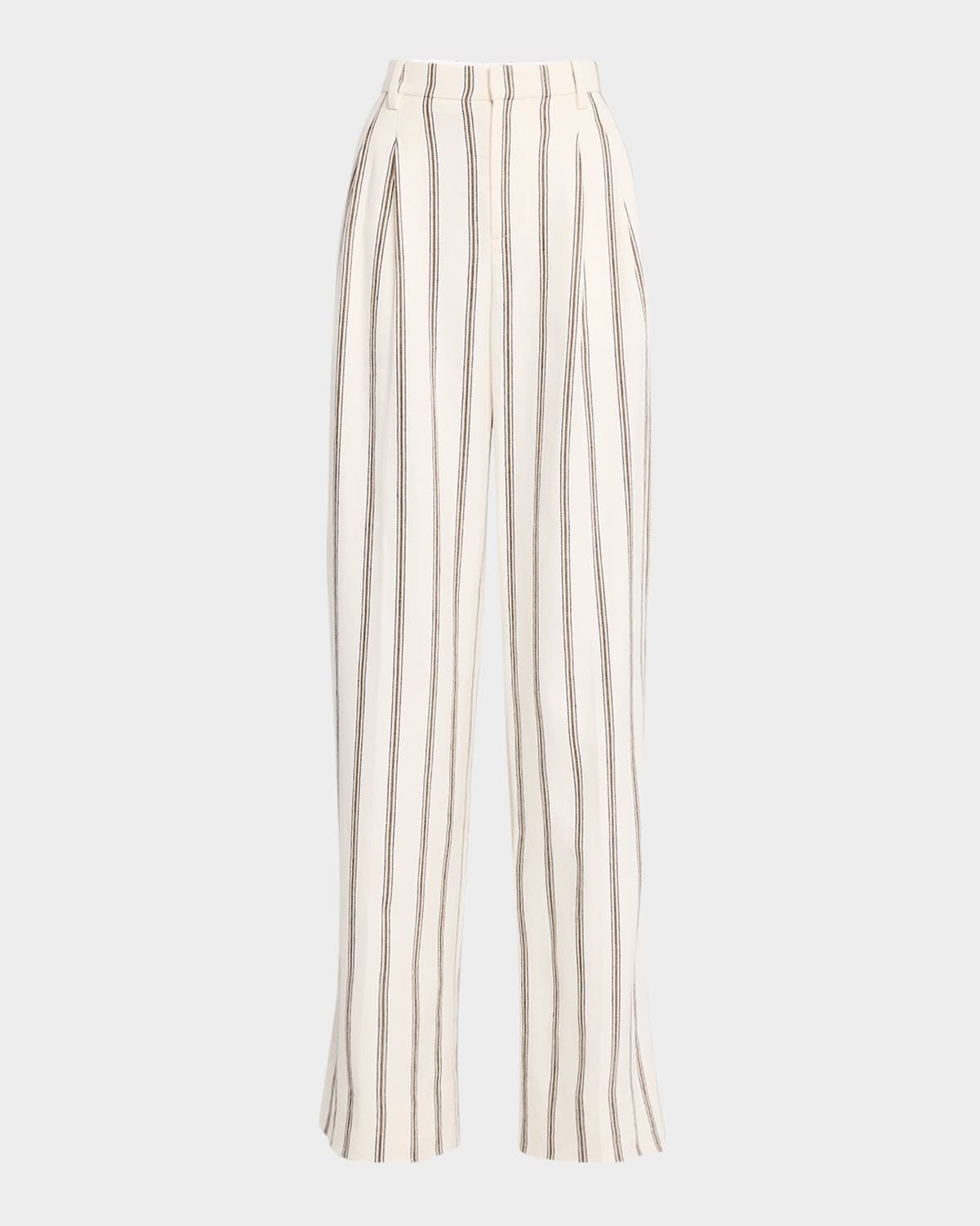 Charles Stripe Wide-Leg Pants