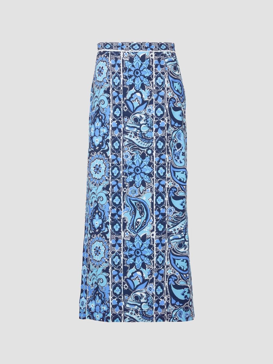 Lilly Pulitzer Women's Sanders Maxi Skirt - Low Tide Navy - Size 16