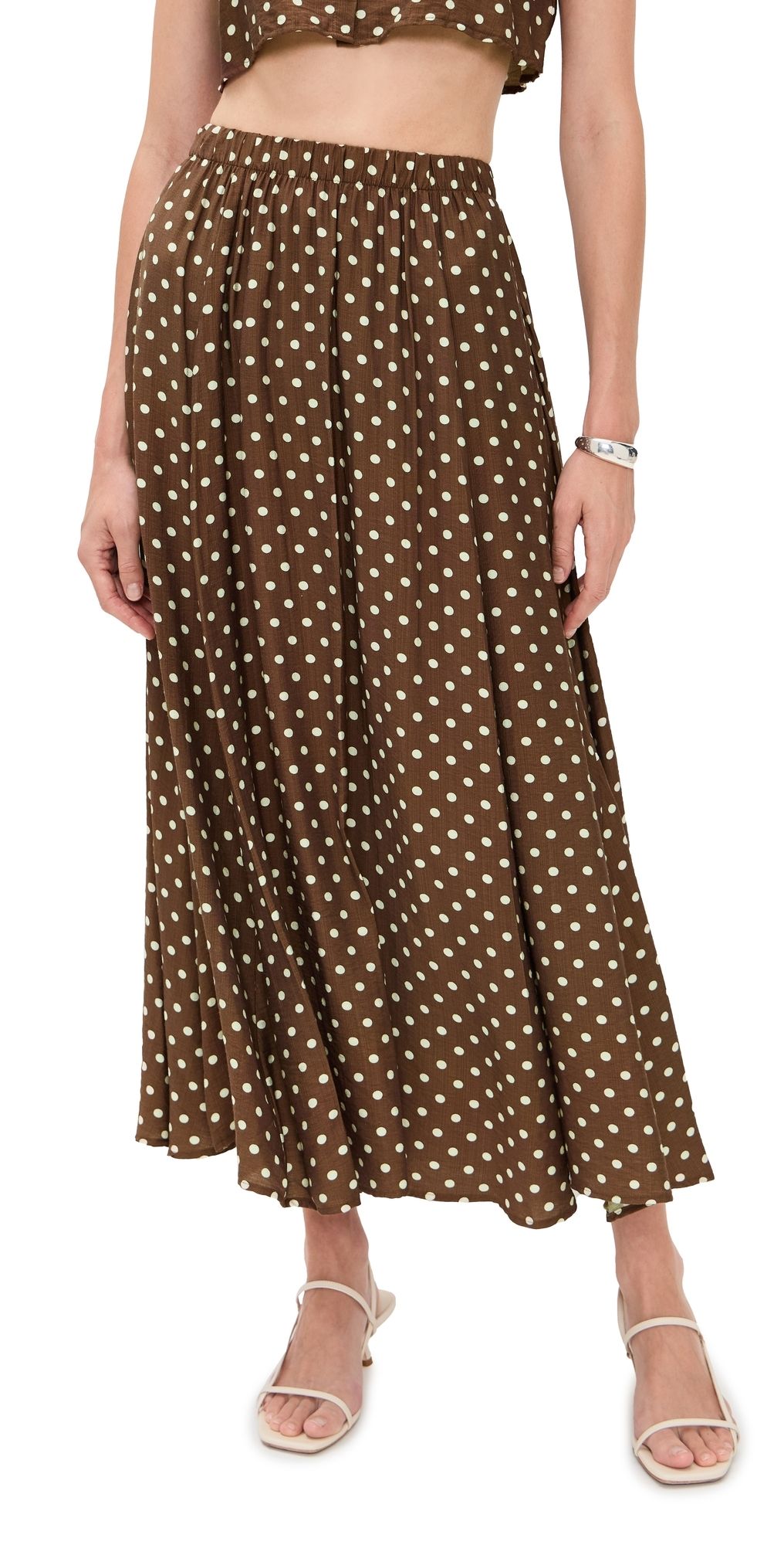 LE BOP Martha Skirt Chocolate Dot XXS