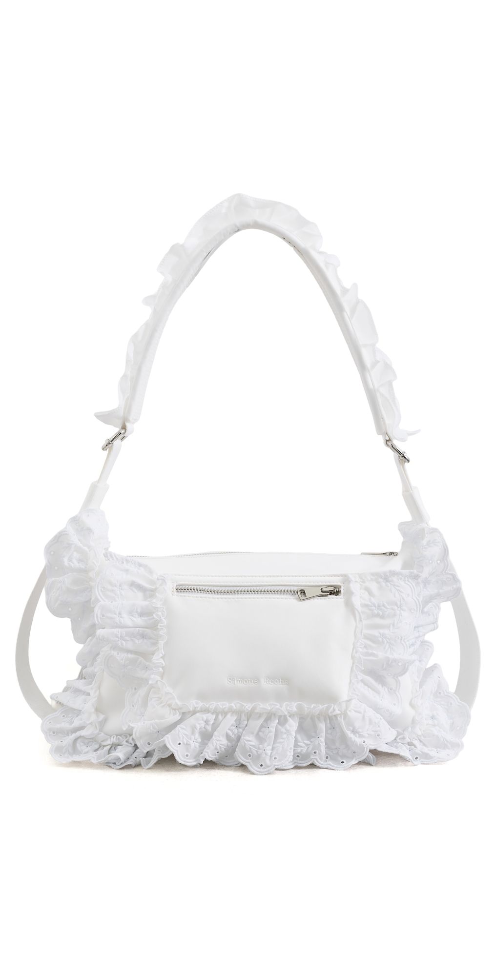 Simone Rocha Pillowcase Shoulder Bag with Daisy White One Size