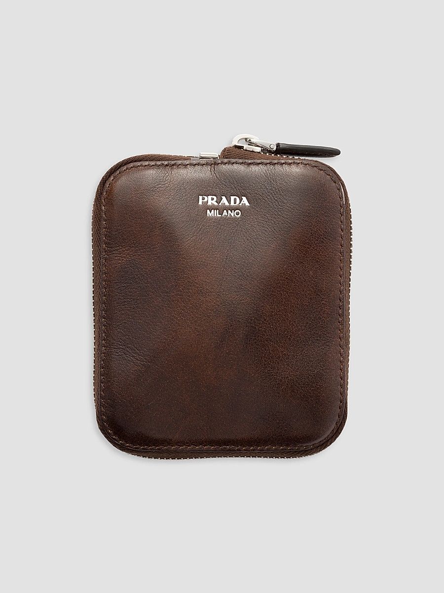 Prada Women's Nylon and Leather Foldable Mini Duffel Bag - Brown