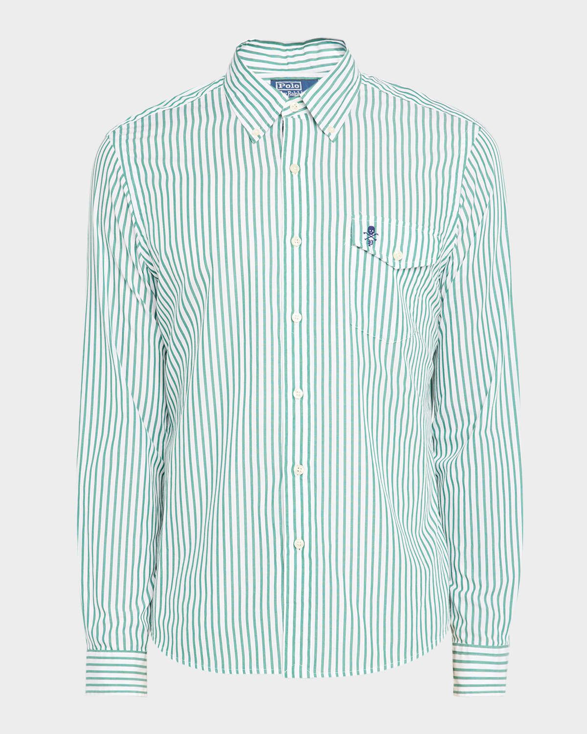 Men & apos;s RL Prepster Classic Fit Striped Shirt