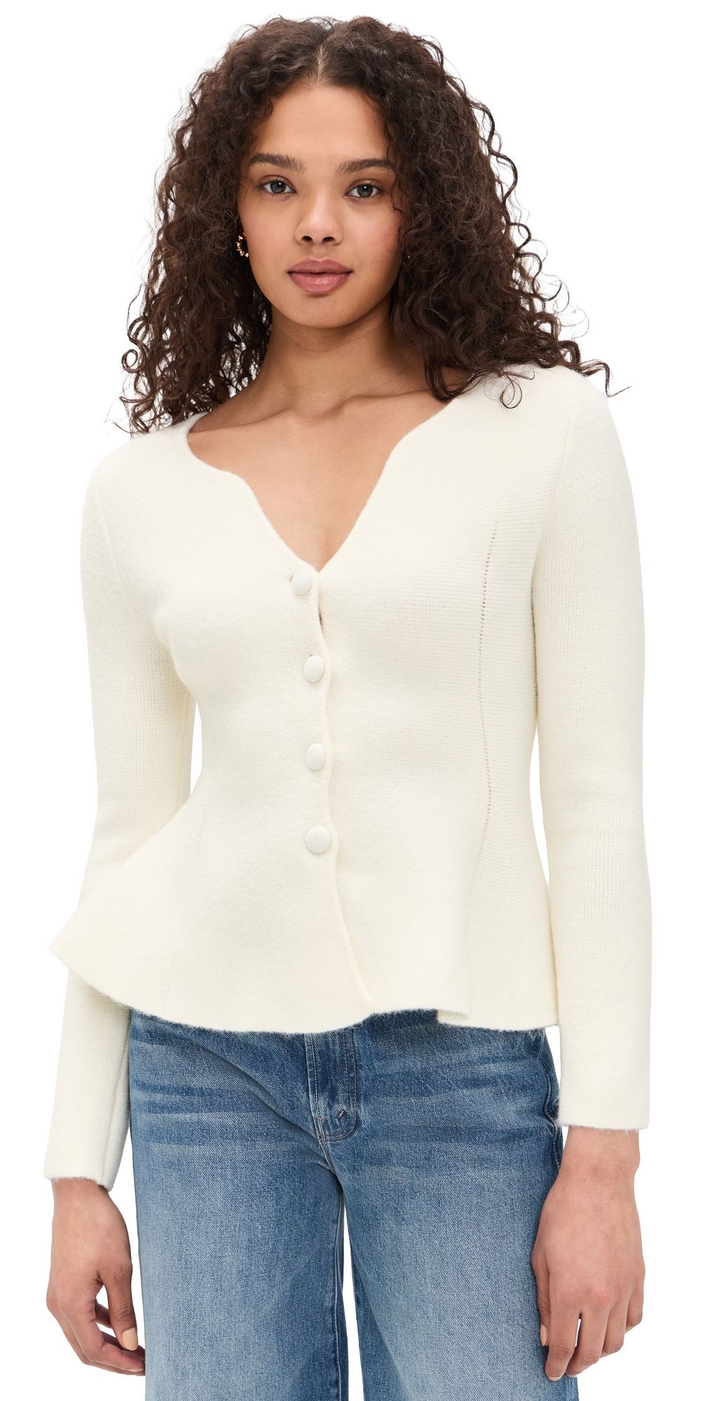 Line & Dot Octavia Sweater Ivory M