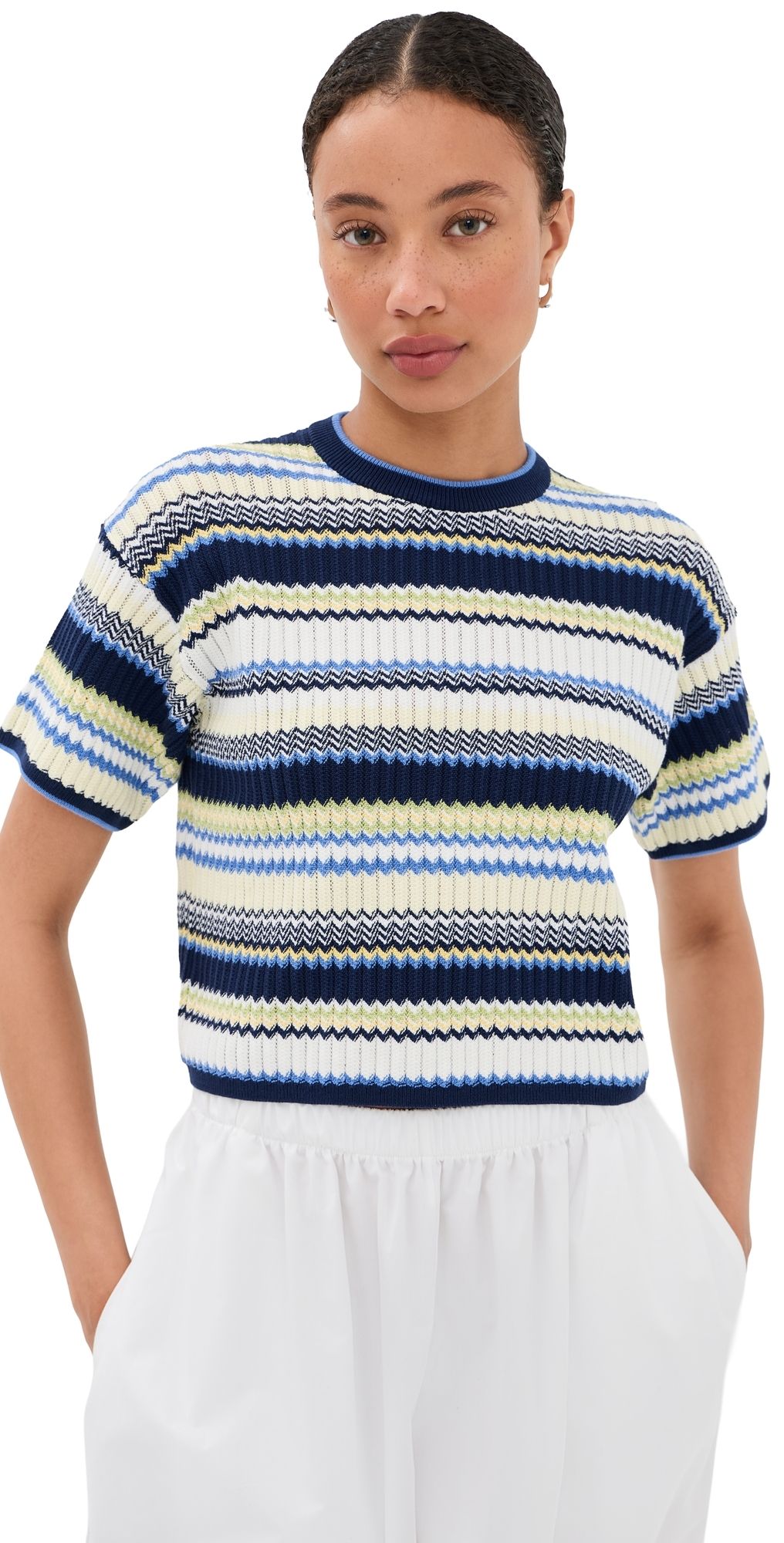 SIMKHAI Tenley Tee Midnight Multi S