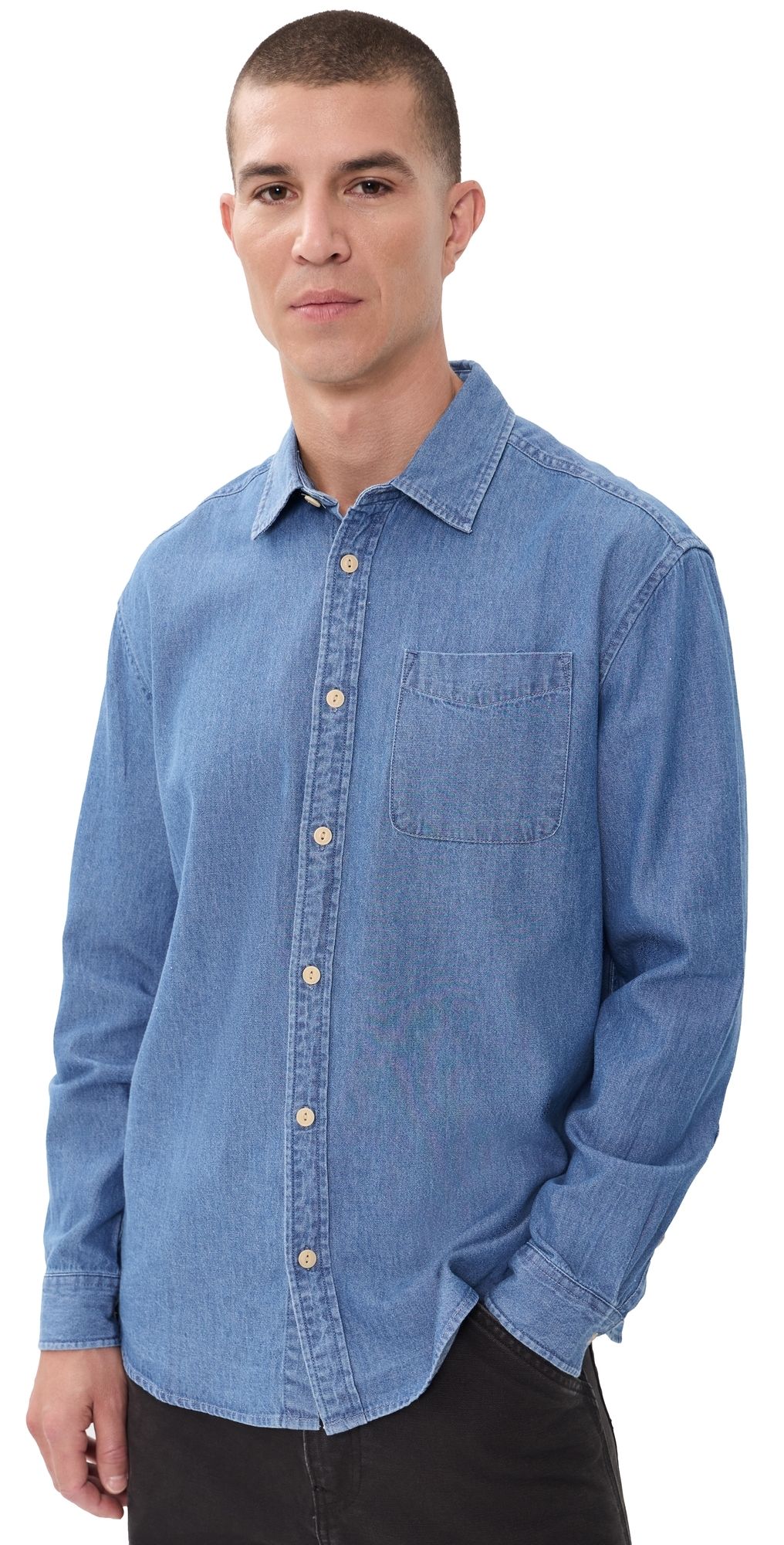 Katin Henry Denim Shirt Medium Indigo L
