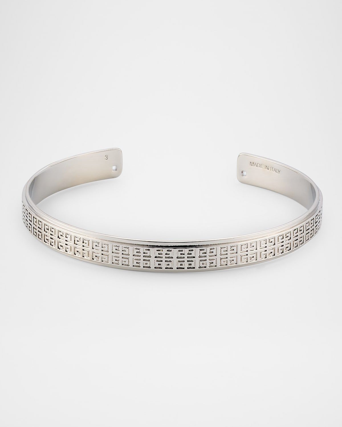 Men & apos;s Silvery 4G Allover Bracelet
