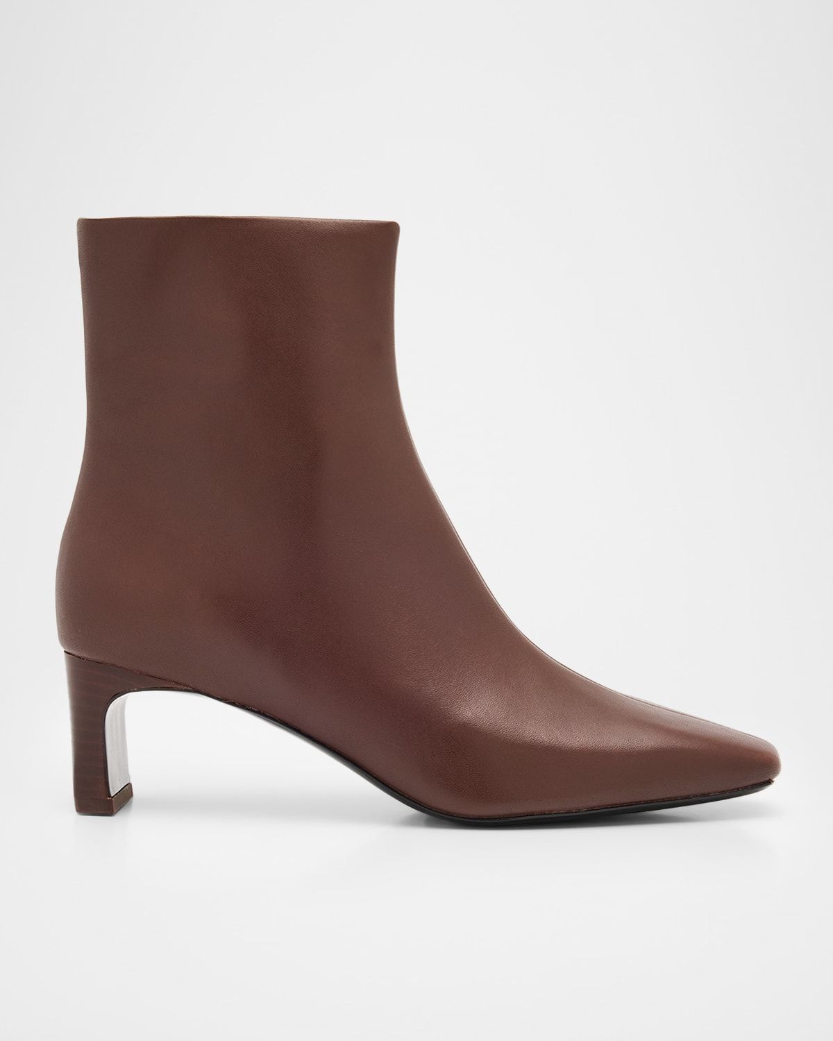 Avery Leather Zip Ankle Boots