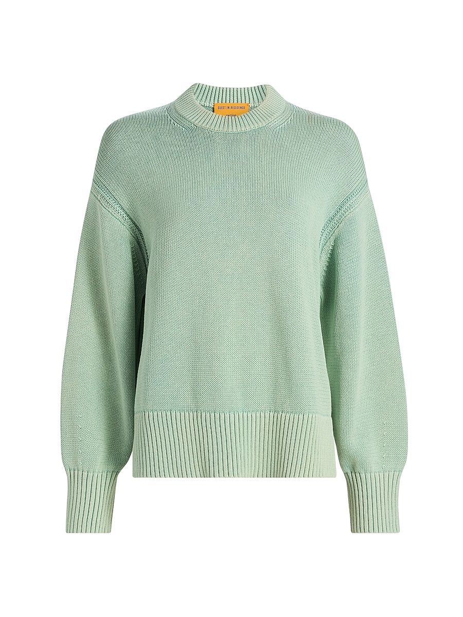 Women's Sunwash Cotton-Cashmere Crewneck Sweater - Sprinkle - Size XS