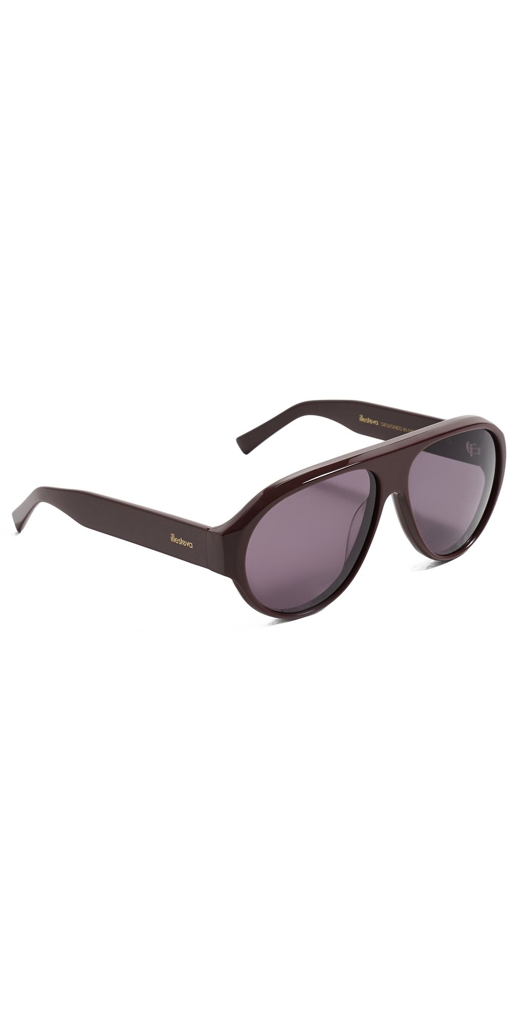 Illesteva Telluride Sunglasses Bordeaux One Size